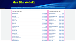 Desktop Screenshot of muabantrangweb.com