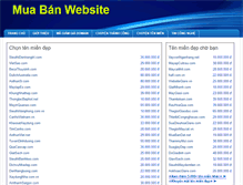 Tablet Screenshot of muabantrangweb.com
